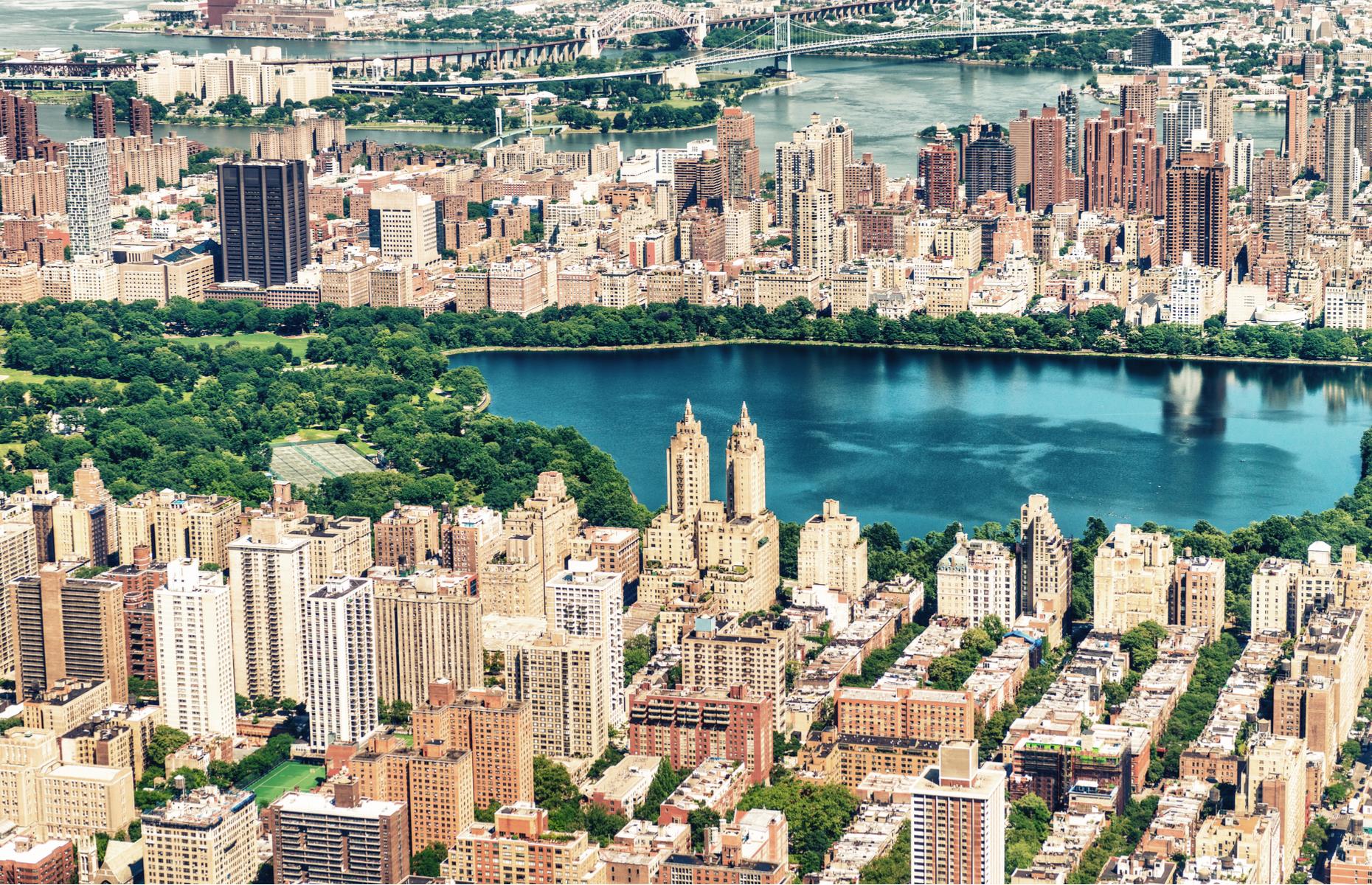 Central Park Lake, New York City, USA
